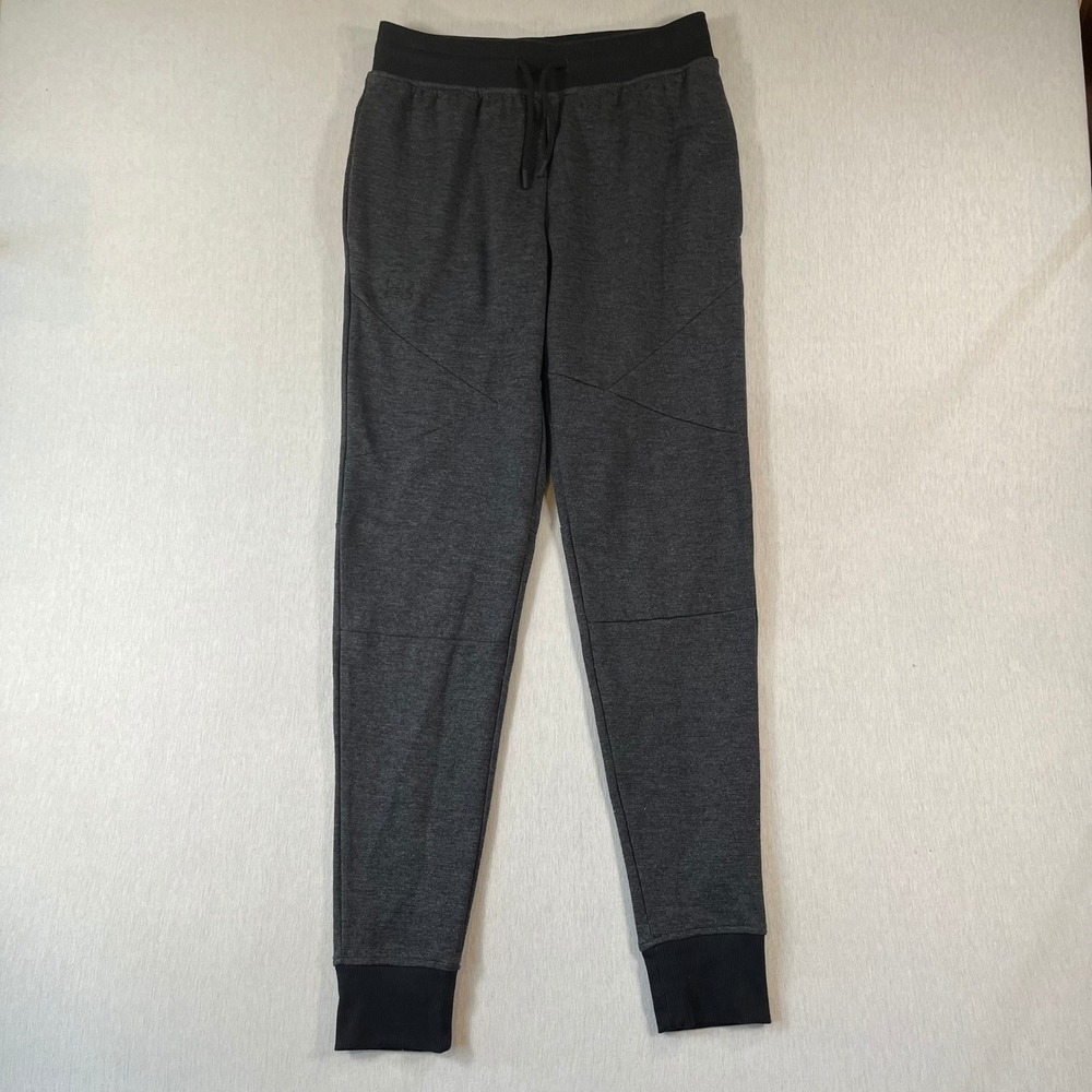 Under Armour Joggers Mens Medium Fitted Charcoal Gray Heather Sweatpants Cozy